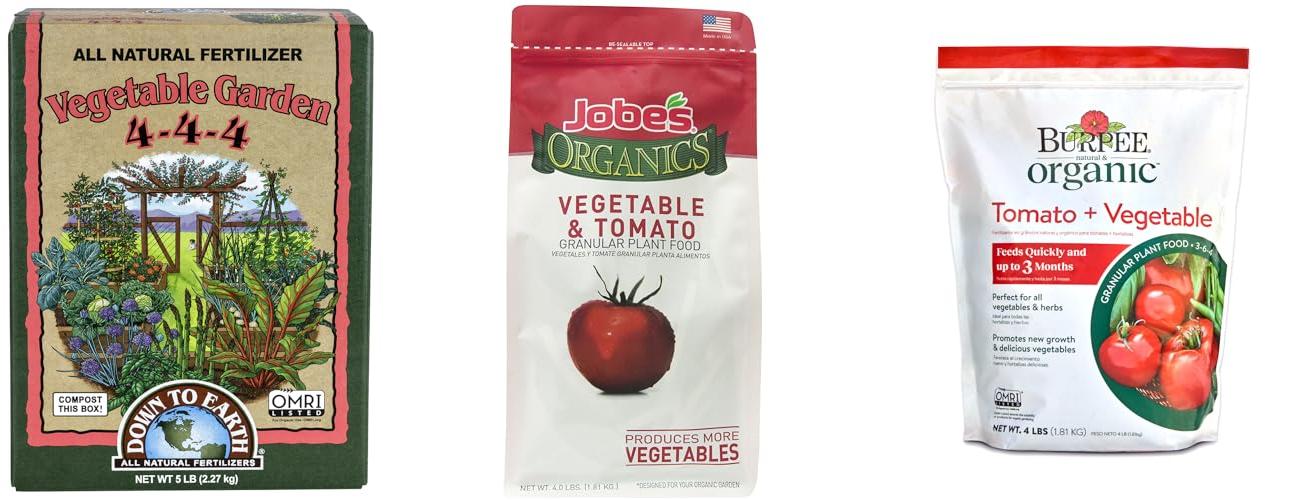 Top 5 Organic Fertilizers for a Thriving Vegetable Garden